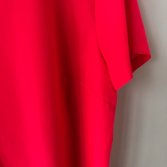 J Crew hot pink t shirt with cut out details - Picture 6 of 11